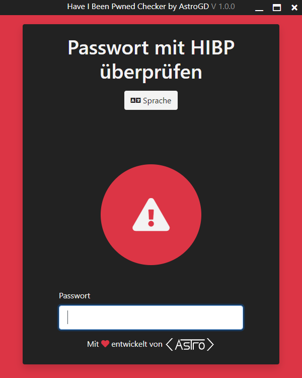 Passwort in der Datenbank gefunden